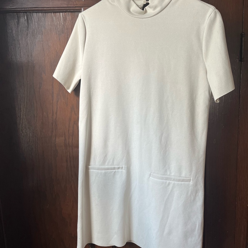 Cream Shift Dress
